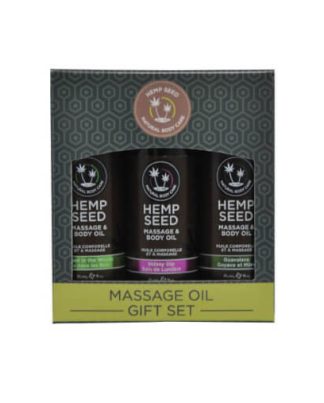 Earthly Body Massage Oil Gift Set Box